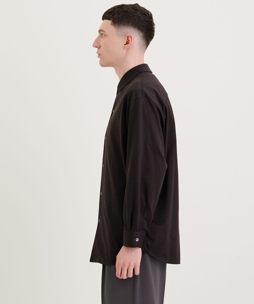 CITY TOKYO（シティトウキョウ）の「KANEMASA KNITTING ストレッチチェックシャツ（シャツ/ブラウス・メンズ・ダークブラウン/ダークグレー・2/1）」の21枚目の写真