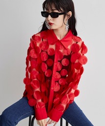 【Narcissus】ドットシャツ