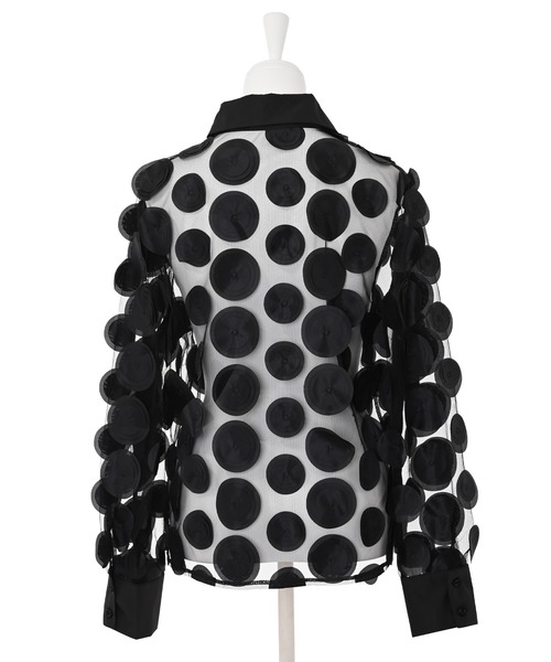 Narcissus（ナルシス）の「【Narcissus】ドットシャツ（シャツ/ブラウス・レディース・レッド/ブラック・FREE）」の9枚目の写真