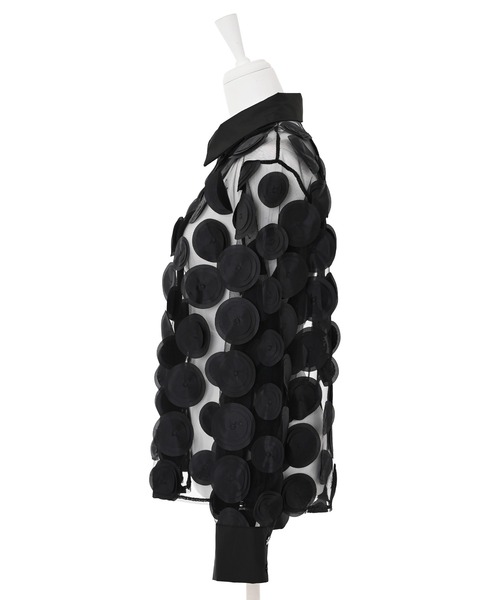 Narcissus（ナルシス）の「【Narcissus】ドットシャツ（シャツ/ブラウス・レディース・レッド/ブラック・FREE）」の8枚目の写真