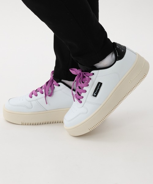 Champion(チャンピオン)の「【Champion/チャンピオン】レディース リバウンド プラット メタル(その他シューズ・レディース・ブラック×ゴールド/ホワイト×ピンク・25.0cm/23.0cm/24.0cm/23.5cm/24.5cm)」の4枚目の写真