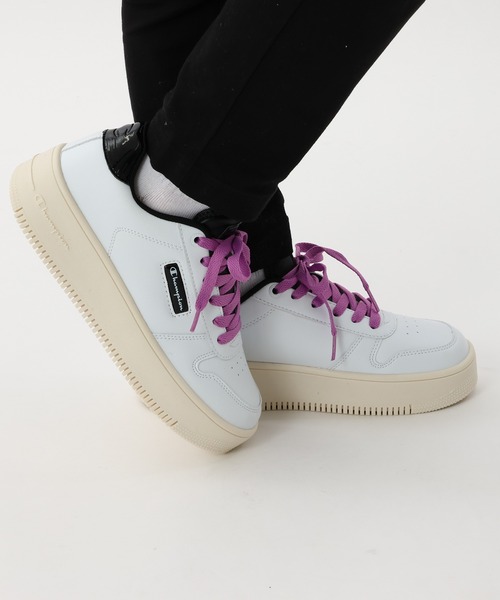 Champion(チャンピオン)の「【Champion/チャンピオン】レディース リバウンド プラット メタル(その他シューズ・レディース・ブラック×ゴールド/ホワイト×ピンク・25.0cm/23.0cm/24.0cm/23.5cm/24.5cm)」の6枚目の写真