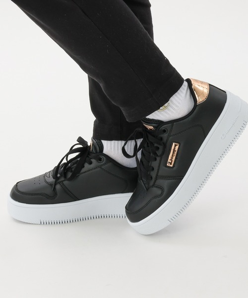 Champion(チャンピオン)の「【Champion/チャンピオン】レディース リバウンド プラット メタル(その他シューズ・レディース・ブラック×ゴールド/ホワイト×ピンク・25.0cm/23.0cm/24.0cm/23.5cm/24.5cm)」の14枚目の写真