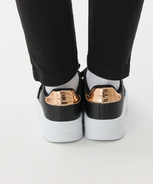 Champion(チャンピオン)の「【Champion/チャンピオン】レディース リバウンド プラット メタル(その他シューズ・レディース・ブラック×ゴールド/ホワイト×ピンク・25.0cm/23.0cm/24.0cm/23.5cm/24.5cm)」の15枚目の写真