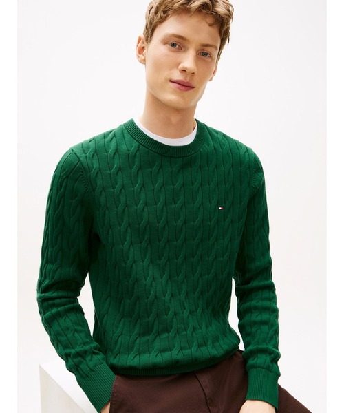 クラシックケーブルクルーネックセーター（ニット/セーター）｜TOMMY