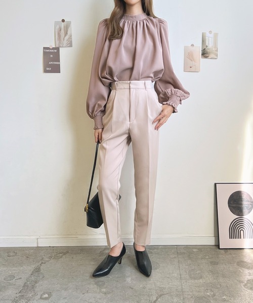 Futier land（フューティアランド）の「美脚フロントスリットブーティー（ブーツ・レディース・ブラウン/ブラック・36/37/38/39/40）」の3枚目の写真