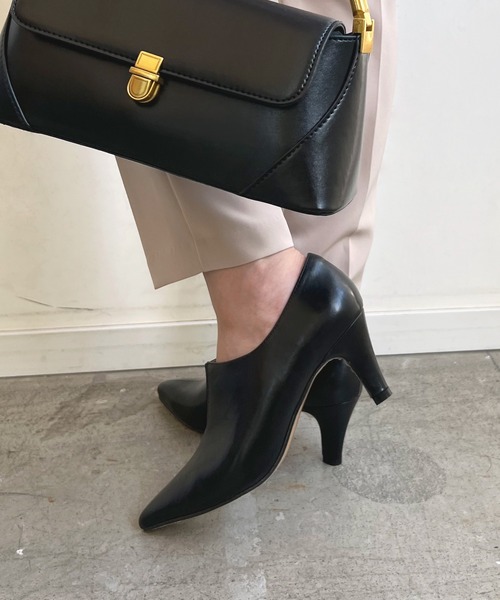 Futier land（フューティアランド）の「美脚フロントスリットブーティー（ブーツ・レディース・ブラウン/ブラック・36/37/38/39/40）」の7枚目の写真