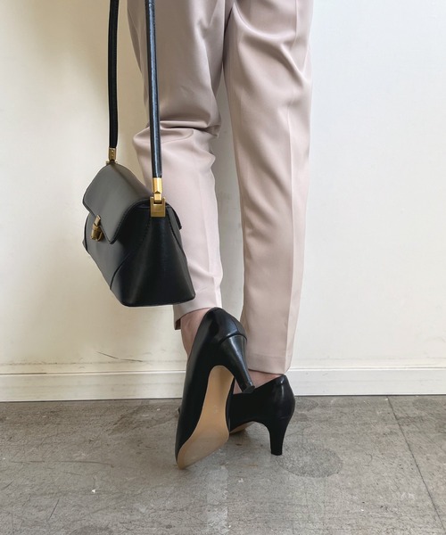 Futier land（フューティアランド）の「美脚フロントスリットブーティー（ブーツ・レディース・ブラウン/ブラック・36/37/38/39/40）」の8枚目の写真