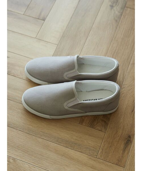 AMERICAN HOLIC（アメリカンホリック）の「【整履き】スェードスリッポン（スニーカー・レディース・グレイッシュベージュ・M/L/S）」の15枚目の写真