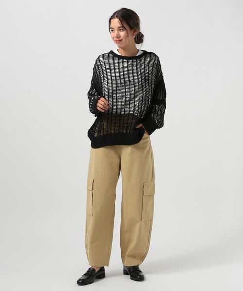 BAYFLOW（ベイフロー）の「カーゴカーブパンツ（カーゴパンツ・レディース・カーキ/ブラック/ベージュ・MEDIUM/SMALL）」の16枚目の写真