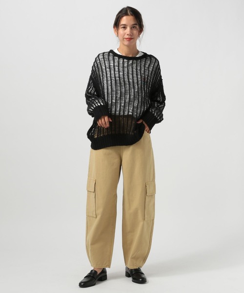 BAYFLOW（ベイフロー）の「カーゴカーブパンツ（カーゴパンツ・レディース・カーキ/ブラック/ベージュ・MEDIUM/SMALL）」の17枚目の写真