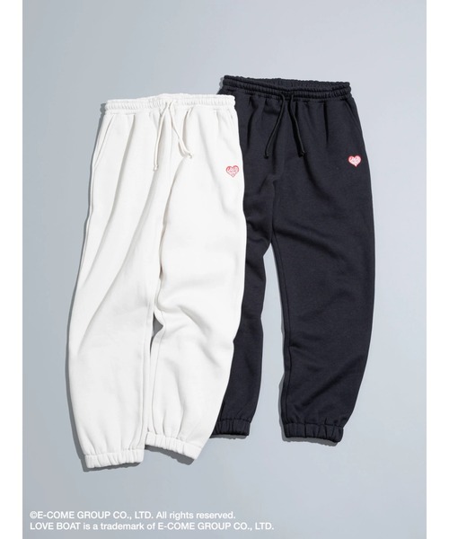 LOVE BOAT（ラブ・ボート）の「■別注　LOVE　BOAT　スウェットパンツ（その他パンツ・レディース・ブラック/アイボリー・FREE）」の7枚目の写真