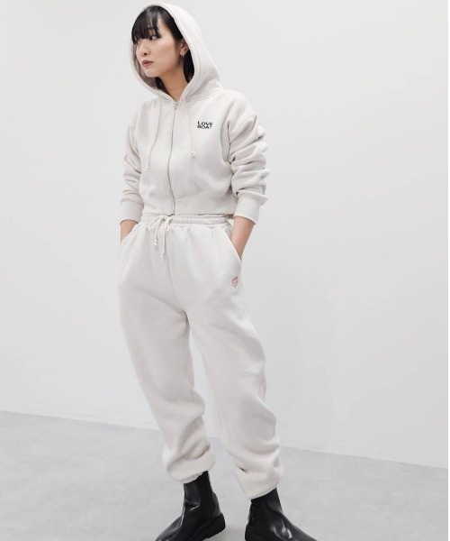 LOVE BOAT（ラブ・ボート）の「■別注　LOVE　BOAT　スウェットパンツ（その他パンツ・レディース・ブラック/アイボリー・FREE）」の20枚目の写真