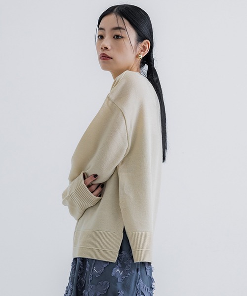 【セール】ウールマティックモックネックニット（ニット/セーター）｜UNITED TOKYO（ユナイテッドトウキョウ）