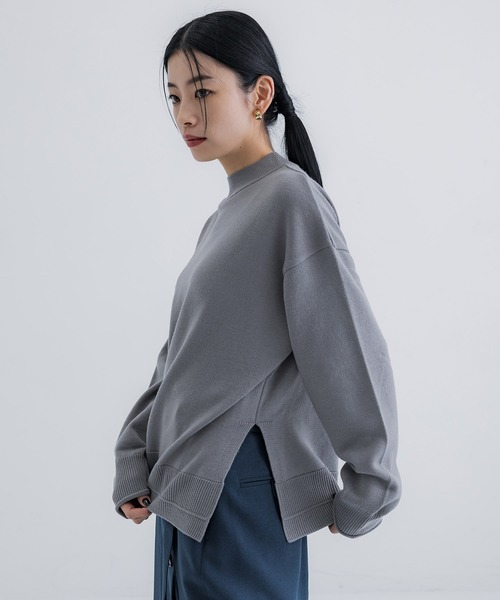 【セール】ウールマティックモックネックニット（ニット/セーター）｜UNITED TOKYO（ユナイテッドトウキョウ）