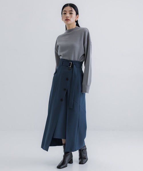 【セール】ウールマティックモックネックニット（ニット/セーター）｜UNITED TOKYO（ユナイテッドトウキョウ）