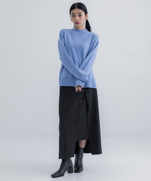 【セール】ウールマティックモックネックニット（ニット/セーター）｜UNITED TOKYO（ユナイテッドトウキョウ）