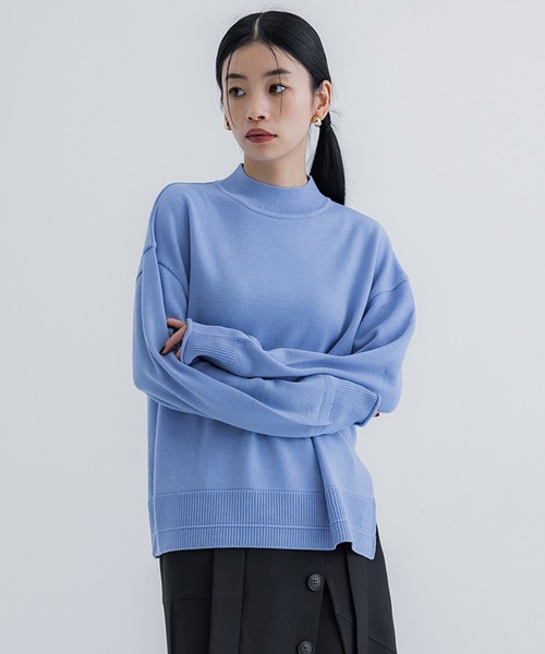 完売間近！】ウールマティックモックネックニット｜ウォッシャブル/冬