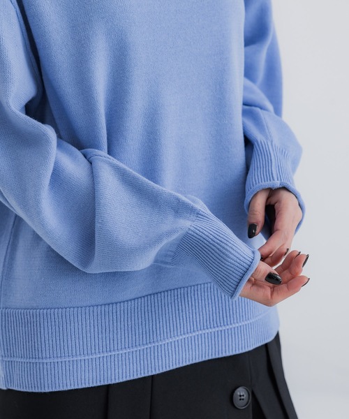 【セール】ウールマティックモックネックニット（ニット/セーター）｜UNITED TOKYO（ユナイテッドトウキョウ）