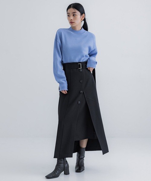【セール】ウールマティックモックネックニット（ニット/セーター）｜UNITED TOKYO（ユナイテッドトウキョウ）