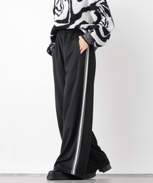 RAGEBLUE（レイジブルー）の「ワイドフレアトラックパンツ（スラックス）」