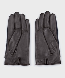 Paul Smith ポールスミス ウールチェック×レザー手袋（Paul