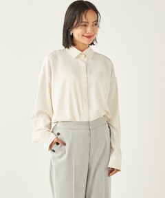 TTT_MSW シースルー　シャツ TTTMSW/ティー】Open coller shirt（シャツ/ブラウス）｜TTT MSW