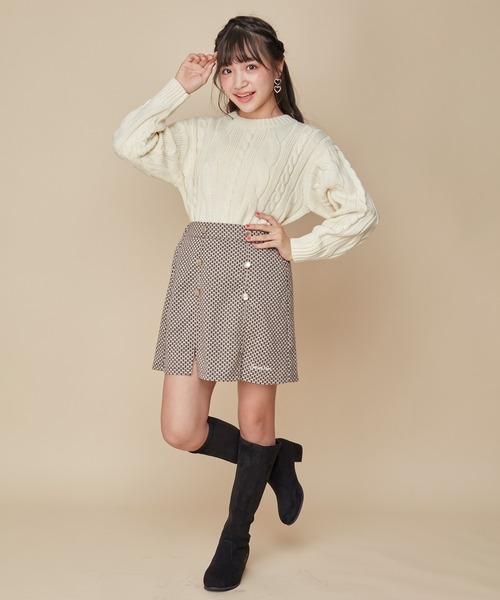 JENNI(ジェニィ)の「ストレッチスエード風ロングブーツ(ブーツ・キッズ・グレー/ブラック/ベージュ・20cm/24cm/22cm/23cm/21cm)」の18枚目の写真