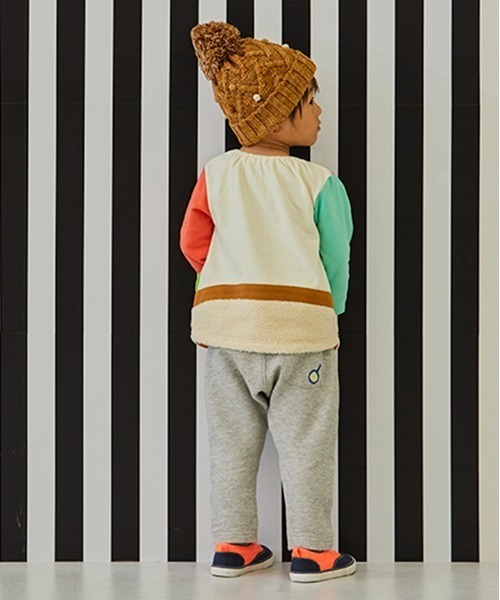 baby cheer（ベイビーチアー）の「ベーカリーパンツ（スウェットパンツ・キッズ・グレー/ネイビー・80ｃｍ/90cm/110cm/120cm/100cm）」の5枚目の写真