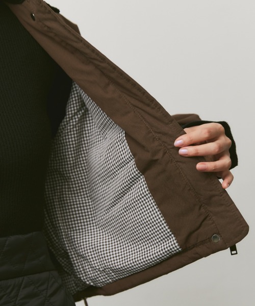 Libra Cue(リブラ キュー)の「中綿ワークブルゾン(ブルゾン・レディース・ブラック/ブラウン・FREE)」の20枚目の写真