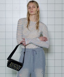 MAISON SPECIAL | Lettering Print Sheer Tops/レタリングプリントシアートップス【MAISON SPECIAL/メゾンスペシャル】(Tシャツ/カットソー)