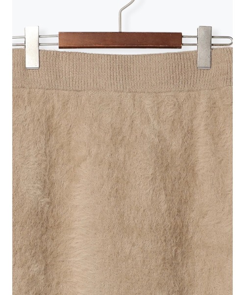 Te chichi TERRASSE（テチチテラス）の「シャギーニットスカート(セットアップ可)（スカート・レディース・ブラック/オフホワイト/ベージュ・F）」の6枚目の写真