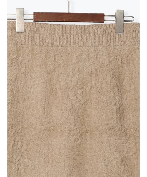 Te chichi TERRASSE（テチチテラス）の「シャギーニットスカート(セットアップ可)（スカート・レディース・ブラック/オフホワイト/ベージュ・F）」の9枚目の写真