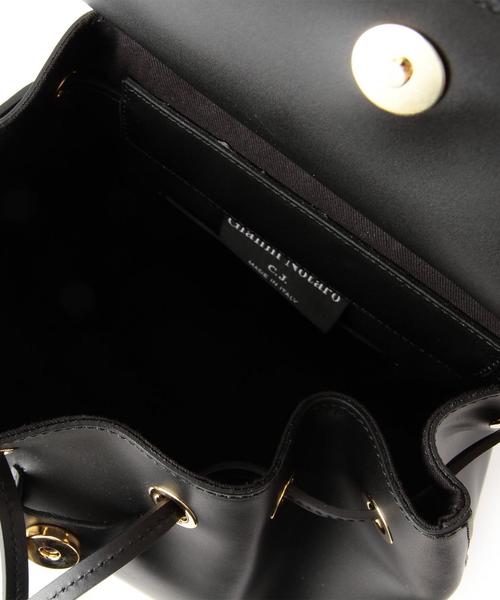 BEAUTY&YOUTH UNITED ARROWS（ビューティーアンドユースユナイテッドアローズ）の「BY Carol J レザーリュックサック◆（バックパック/リュック・レディース・ブラック/ブラウン・フリー）」の3枚目の写真