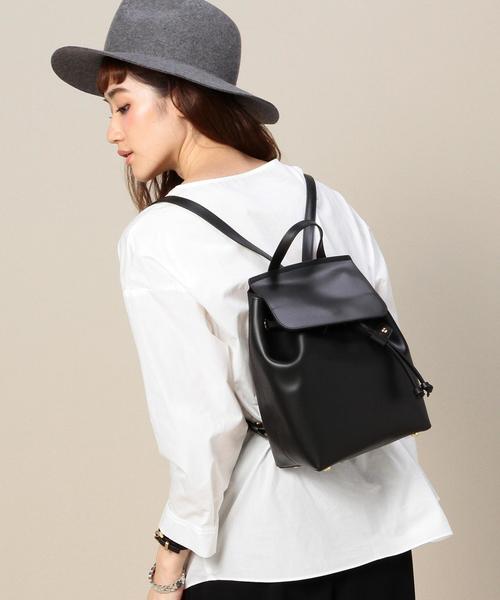 BEAUTY&YOUTH UNITED ARROWS（ビューティーアンドユースユナイテッドアローズ）の「BY Carol J レザーリュックサック◆（バックパック/リュック・レディース・ブラック/ブラウン・フリー）」の12枚目の写真