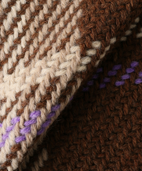 John branigan（ジョンブラニガン）の「【John branigan/ジョンブラニガン】 STOLE：マフラー（マフラー・レディース・ブラウン/ネイビー/モスグリーン/ブルー系その他・FREE）」の9枚目の写真