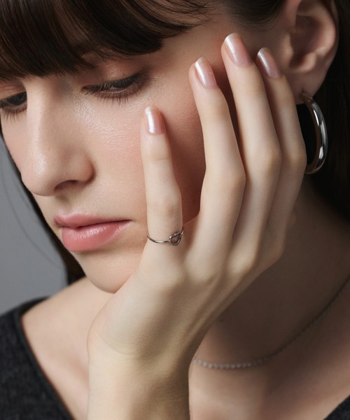 CENE（セネ）の「【CENE】セネ/ハートピンキーリング（リング・レディース・ゴールド/シルバー・#5/#3/#1）」の14枚目の写真