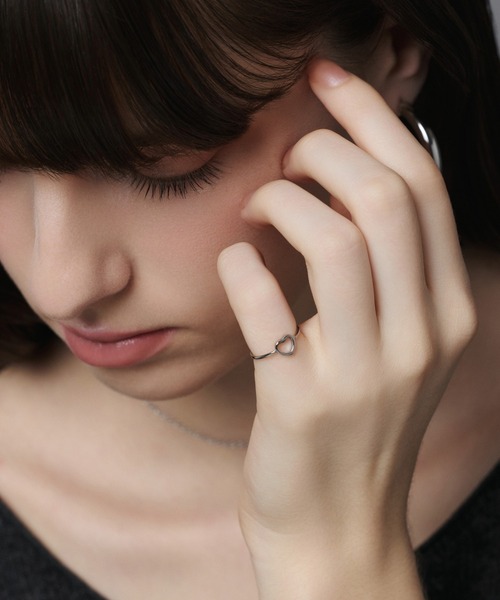 CENE（セネ）の「【CENE】セネ/ハートピンキーリング（リング・レディース・ゴールド/シルバー・#5/#3/#1）」の16枚目の写真