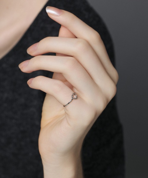 CENE（セネ）の「【CENE】セネ/ハートピンキーリング（リング・レディース・ゴールド/シルバー・#5/#3/#1）」の17枚目の写真