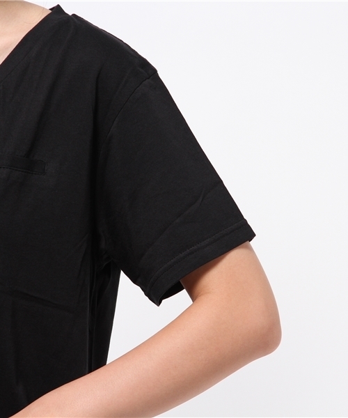 Kastane(カスタネ)の「ドライタッチVネックTEE(Tシャツ/カットソー・レディース・クリーム/ブラック/カーキ/キャメル・FREE)」の9枚目の写真