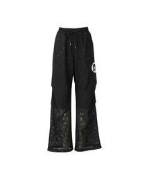 HYSTERIC GLAMOUR | FLAME LOGO柄ジャカード ニータックワイドパンツ(その他パンツ)