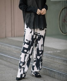 Munich | イペカプリントキュプラレーヨンローンイージーパンツ(その他パンツ)