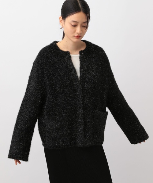 apart by lowrys - 【新品タグ付き】apart by lowrys ⭐︎グリッターシャギーカーディガン A part by（アパートバイ）の「グリッターシャギーカーディガン