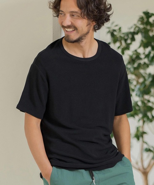 Magine（マージン）の「mt8821-SPAN FRAISE SHORT SLEEVE CUT SEW Tシャツ（Tシャツ/カットソー・メンズ・ホワイト/ブラック/チャコール・44/46/48）」の20枚目の写真