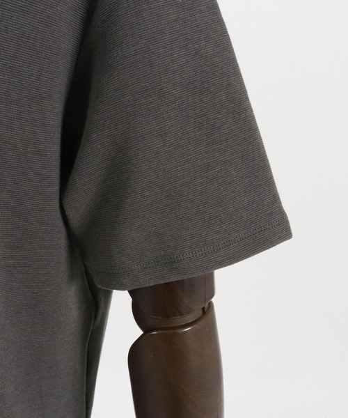 Magine（マージン）の「mt8821-SPAN FRAISE SHORT SLEEVE CUT SEW Tシャツ（Tシャツ/カットソー・メンズ・ホワイト/ブラック/チャコール・44/46/48）」の9枚目の写真