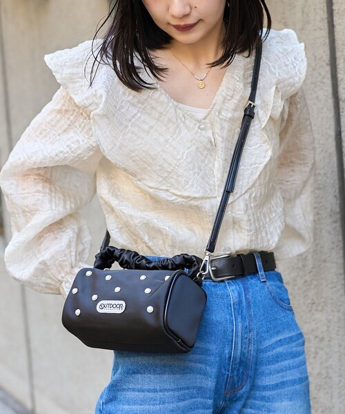 OUTDOOR PRODUCTS ×PUBLUX サテンショルダーバッグ PUBLUX（パブリュクス） ショルダーバッグ バッグ OUTDOOR PRODUCTS