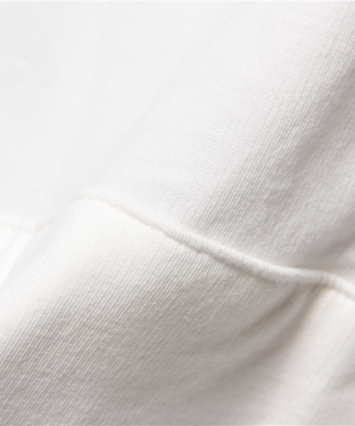 WEGO（ウィゴー）の「WEGO/5分袖カットオフプルパーカー（パーカー・メンズ・ホワイト/カーキ・MEDIUM/LARGE）」の10枚目の写真