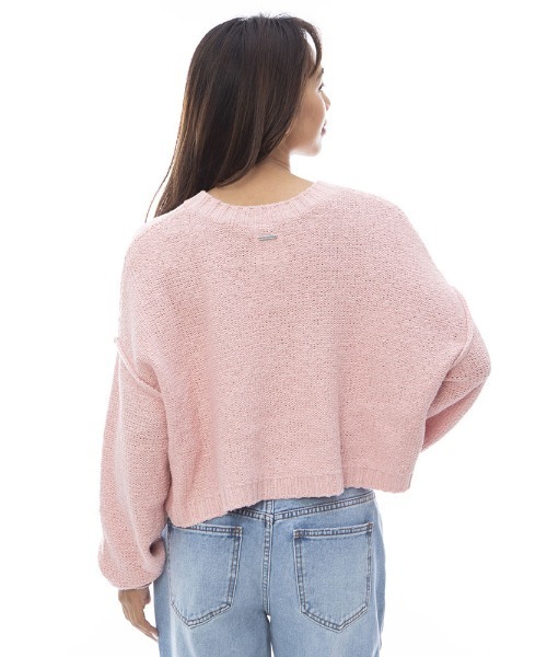 BILLABONG（ビラボン）の「【直営店限定】BILLABONG レディース SHADES セーター 【2024年春夏モデル】/ビラボンニット（ニット/セーター・レディース・ピンク・MEDIUM）」の5枚目の写真