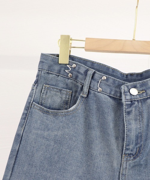 Miniministore（ミニミニストア）の「デニムパンツ ダメージ ジーンズ 春夏秋（デニムパンツ・レディース・ブルー・L/XL/M）」の12枚目の写真