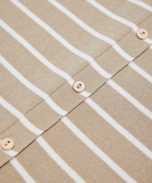 ROPE'（ロペ）の「綿アセテート総針後ろボタンニット（ニット/セーター・レディース・ネイビー/ホワイト系その他/ベージュ系その他・FREE）」の18枚目の写真